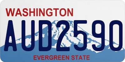 WA license plate AUD2590