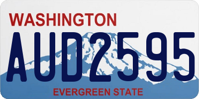 WA license plate AUD2595