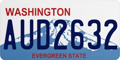 WA license plate AUD2632
