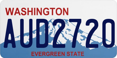 WA license plate AUD2720