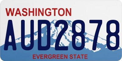 WA license plate AUD2878