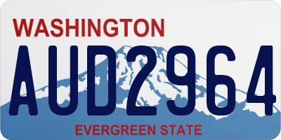 WA license plate AUD2964