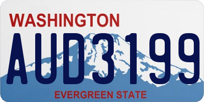 WA license plate AUD3199