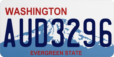 WA license plate AUD3296