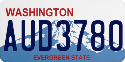 WA license plate AUD3780