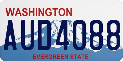 WA license plate AUD4088