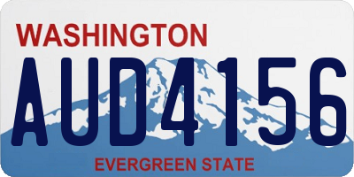 WA license plate AUD4156