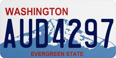WA license plate AUD4297