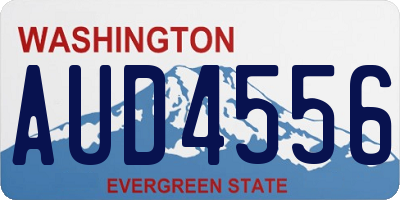 WA license plate AUD4556
