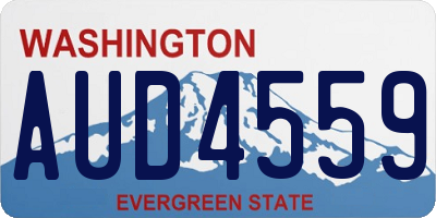 WA license plate AUD4559