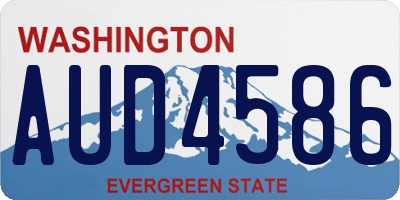 WA license plate AUD4586