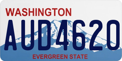 WA license plate AUD4620
