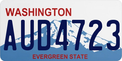 WA license plate AUD4723
