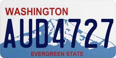 WA license plate AUD4727
