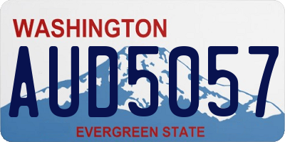 WA license plate AUD5057