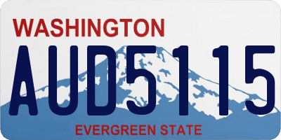 WA license plate AUD5115
