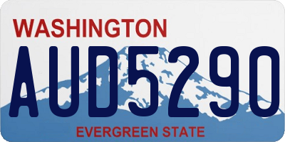 WA license plate AUD5290