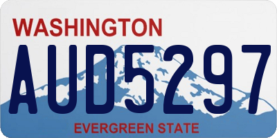 WA license plate AUD5297