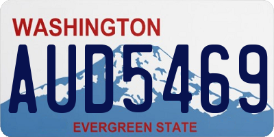 WA license plate AUD5469