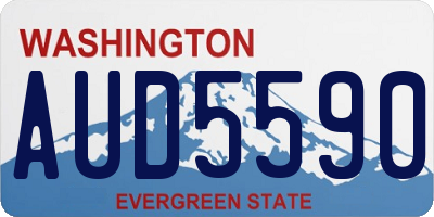 WA license plate AUD5590