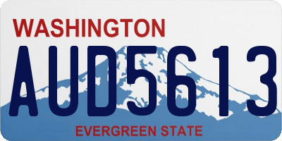 WA license plate AUD5613