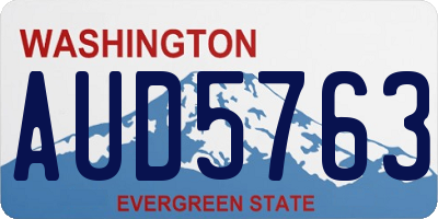 WA license plate AUD5763