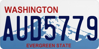 WA license plate AUD5779