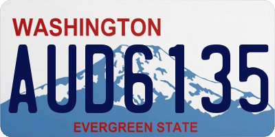 WA license plate AUD6135