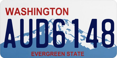 WA license plate AUD6148