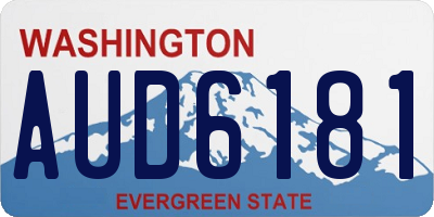 WA license plate AUD6181