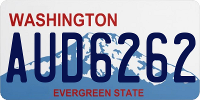 WA license plate AUD6262