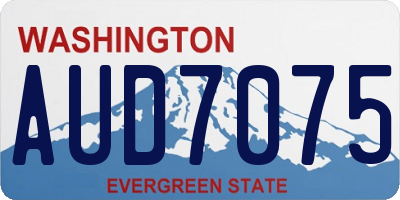 WA license plate AUD7075