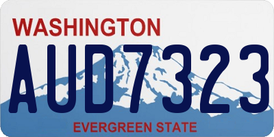 WA license plate AUD7323
