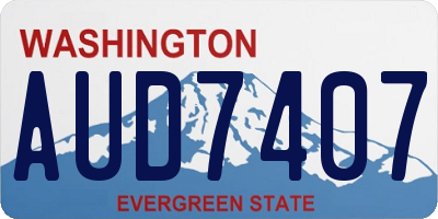 WA license plate AUD7407