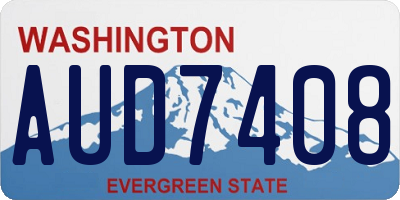 WA license plate AUD7408