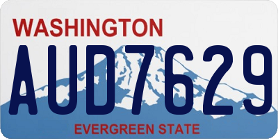 WA license plate AUD7629