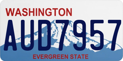 WA license plate AUD7957