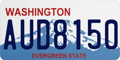 WA license plate AUD8150