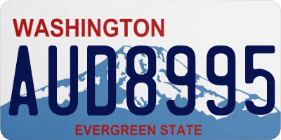 WA license plate AUD8995