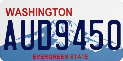 WA license plate AUD9450