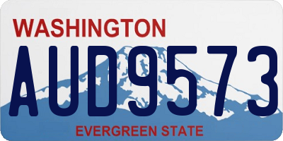 WA license plate AUD9573