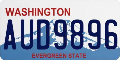 WA license plate AUD9896