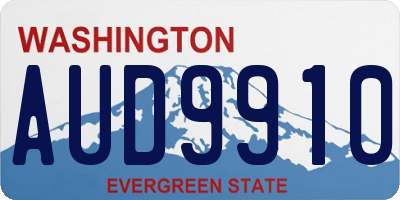 WA license plate AUD9910