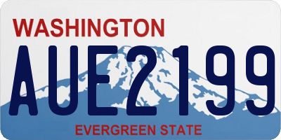 WA license plate AUE2199