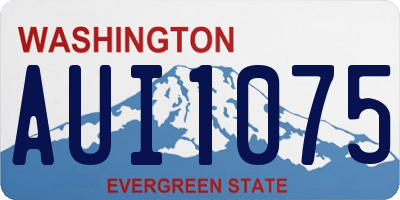 WA license plate AUI1075
