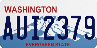 WA license plate AUI2379