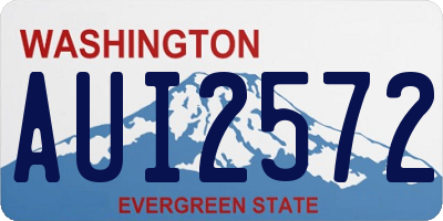 WA license plate AUI2572