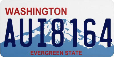WA license plate AUI8164