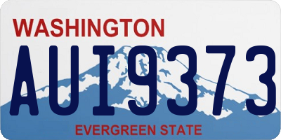 WA license plate AUI9373