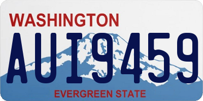 WA license plate AUI9459